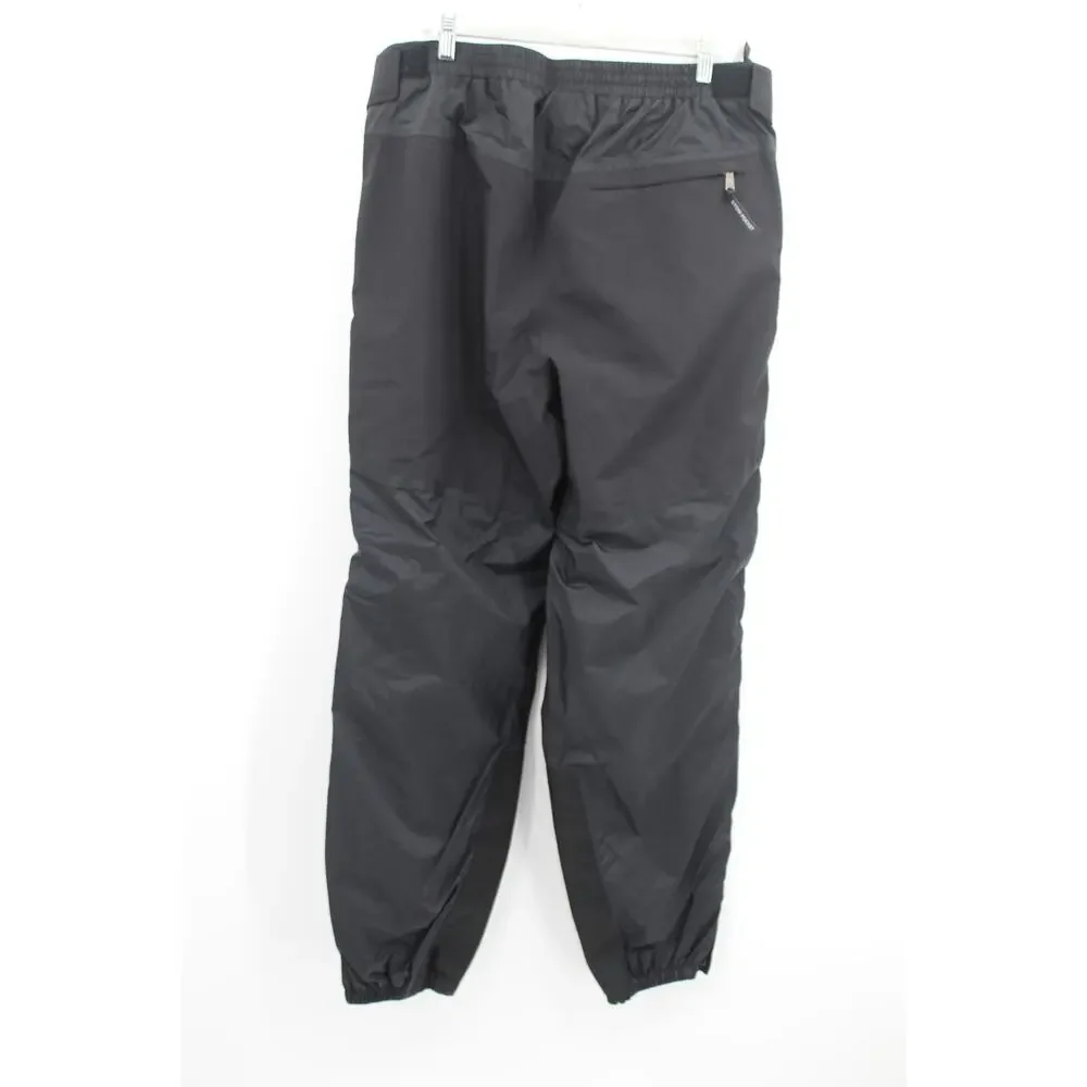 The North Face GORE-TEX Black Elastic Zip Track Pants Stow Pockets Mens XL